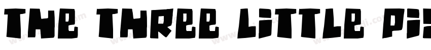 The three little pig字体转换